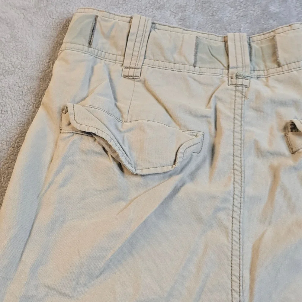 Abercrombie & Fitch Cargo Shorts Mens 30 Tan Khaki Gorpcore Utility Paratrooper